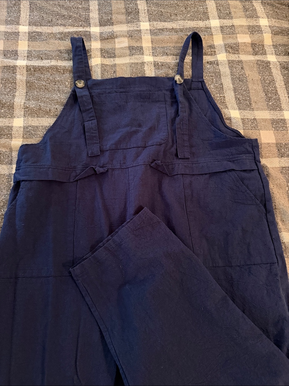 Navy Women's Cloth Overalls